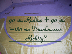 beim Zuschneiden gibt es nur 1 Versuch